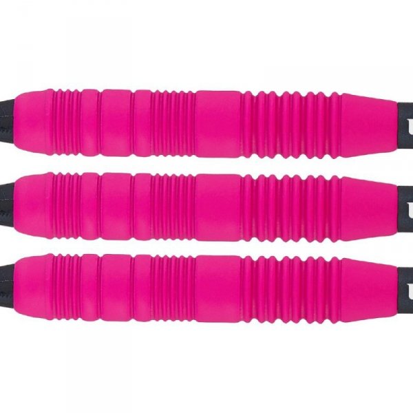 Lotki do darta Unicorn Core Plus Rubberised Brass Pink 3 szt