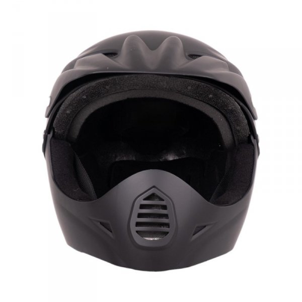 Kask downhill na rower motor enduro zjazdowy W-TEC Campanero Matt Black