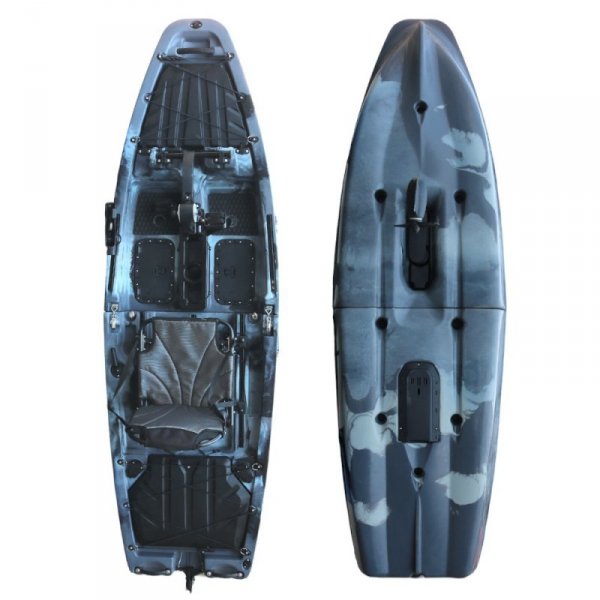 Składana łódka rower wodny wędkarski na pedały inSPORTline Rhoner Urban Camo