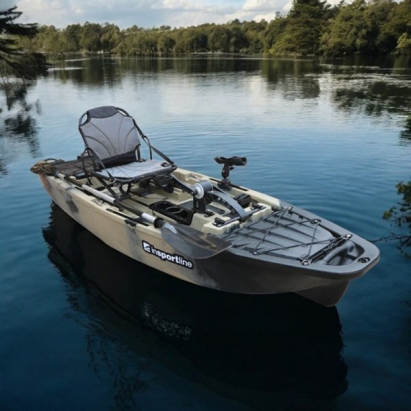 Składana łódka rower wodny wędkarski na pedały inSPORTline Rhoner Desert Camo