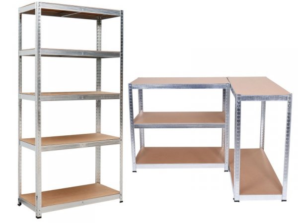 Regał magazynowy 5 poziomów 625 kg 150 x 75 x 30  cm