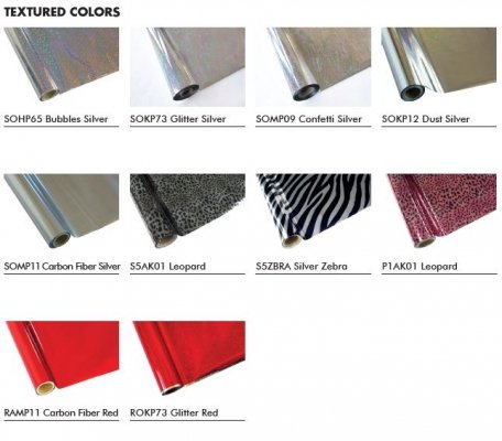 FOLIA HOT STAMPING PATTERN - TEXTURED (1 MB = 30x100 cm)