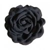 Spinka do włosów duża klamra XL kwiat róża czarna 9cm SP288CZ