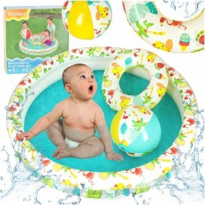 BESTWAY 51124 Basen piłka kółko brodzik 122cm 2-4 lata