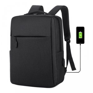 Plecak na laptopa sportowy USB czarny PL154CZ