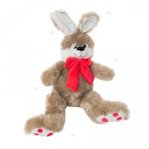 MASKOTKA KRÓLIK PLUSZOWY SIEDZĄCY 40 CM #D1