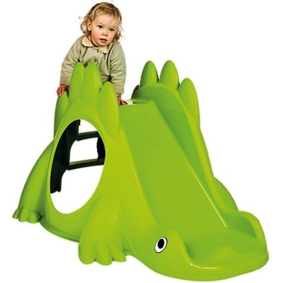 ZJEŻDŻALNIA ŚLIZGAWKA OGRODOWA PLASTIKOWA DLA DZIECI 115x91.5x68CM DINO