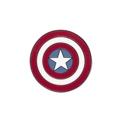 Przypinka - Marvel &quot;Kapitan Ameryka - tarcza&quot;