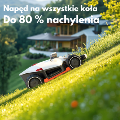 Mammotion Luba 2 AWD 3000X Robot koszący GPS RTK bez kabla