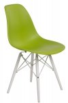Krzesło P016W PP zielone/white