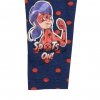 Legginsy Miraculum Biedronka granatowe w grochy