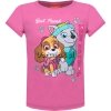 T-shirt Psi Patrol Skye i Everest różowy