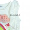 T-shirt Świnka Peppa Tęcza ecru