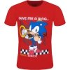 T-shirt Sonic czerwony