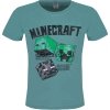 T-shirt Minecraft zielony
