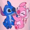 T-shirt  Lilo i Stitch różowy