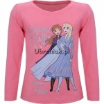 Bluzka Frozen Elsa i Anna różowa
