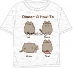 T-shirt Pusheen szary melanż