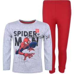 Piżama Spiderman szaro-czerwona