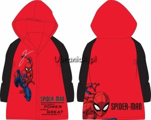 Płaszcz przeciwdeszczowy Spiderman czerwono-czarny