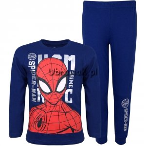 Piżama Spiderman chłopięca granatowa