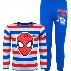 Piżama Spiderman paski niebieska