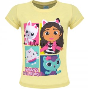T-shirt Koci Domek Gabi żółty