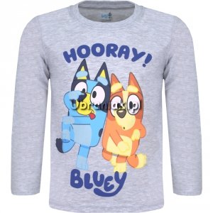 Bluzka Bluey szara dla chłopca