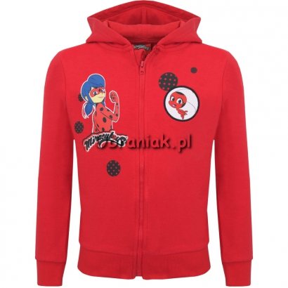 Bluza Miraculum Biedronka z kapturem 
