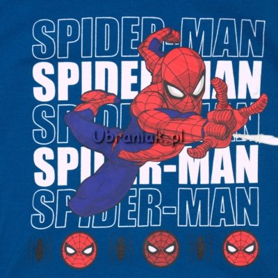 Bluzka Spiderman niebieska dla chłopca