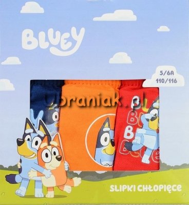 Slipy Bluey dla chłopca  3-PAK