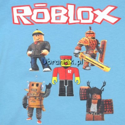 T-shirt Roblox niebieski