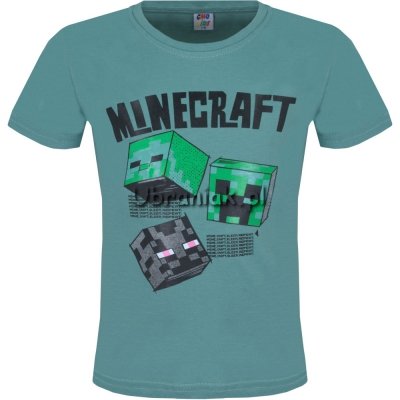T-shirt Minecraft zielony