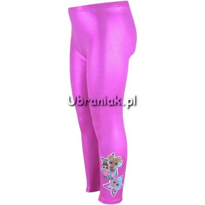 Legginsy LoL Surprise błyszczące róż