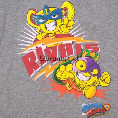 Piżama Super Zings szaro-niebieska