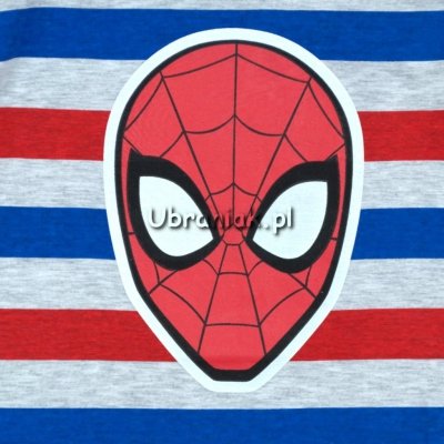 Piżama Spiderman paski niebieska