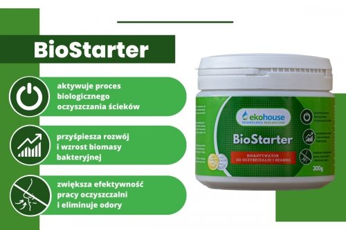 EKOHOUSE BioStarter- bioaktywator do oczyszczalni i szamba