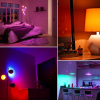 C2_tds0565_Zestaw żarówek kolorowych LED RGB + piloty - 4 szt.