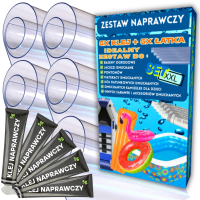 tds0646z_ Zestaw naprawczy do materaców basenów 5x 