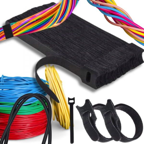 b14_tds0461C_Opaski rzep na kable 100szt.