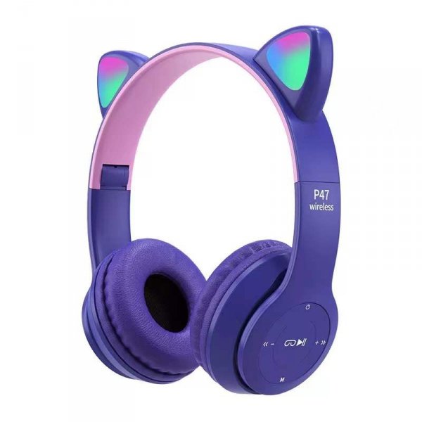 Bx4_tds0054_Słuchawki bezprzewodowe kocie uszy