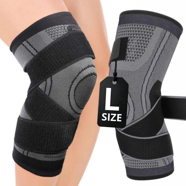 OPASKA ELASTYCZNA ORTEZA STABILIZATOR STAWU KOLANOWEGO KOLANA - ROZMIAR L (tds0788)