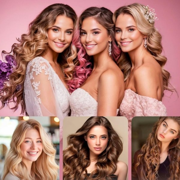 PROFESJONALNE WAŁKI DO KRĘCENIA WŁOSÓW BEZ CIEPŁA MEGA FALE - ZESTAW 3 SZT. ( tds0761)