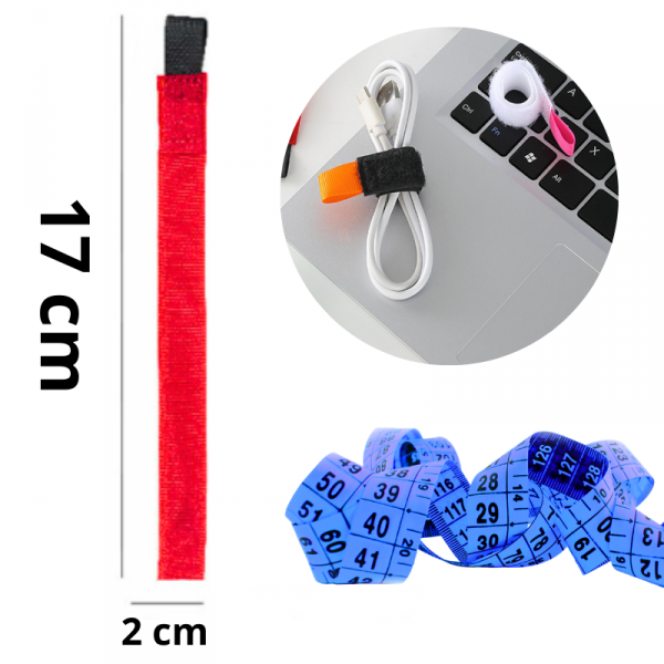 tds0313_Opaski rzepy na kable zestaw 8x