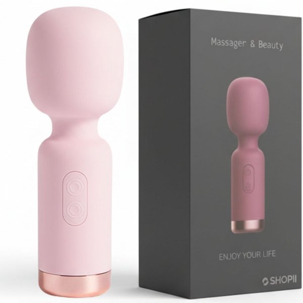 DYSKRETNY WIBRATOR KOMPAKTOWY MINI WIBRATOR DLA KOBIET - 10 TRYBÓW - USB ( tds0876)