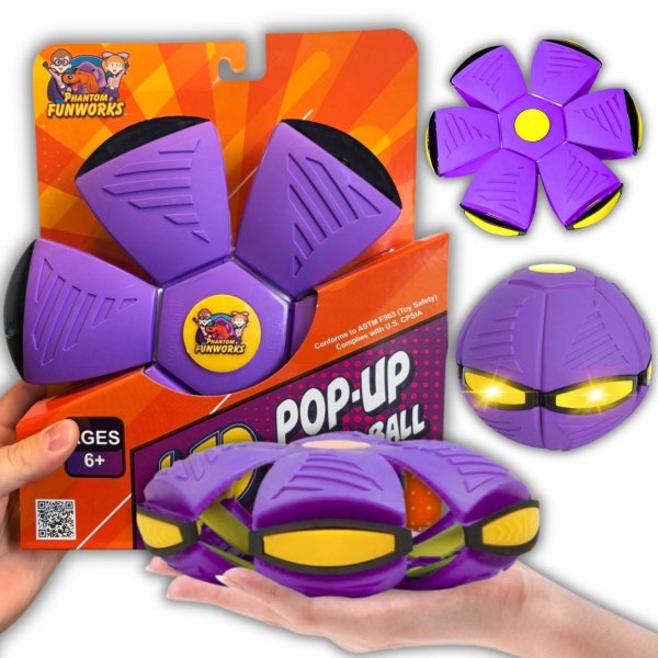 LATAJĄCA PIŁKA DYSKO PIŁKA UFO BALL DO RZUCANIA ZABAWKA DYSKOPIŁKA DYSK ( tds0804)