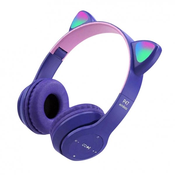 Bx4_tds0054_Słuchawki bezprzewodowe kocie uszy