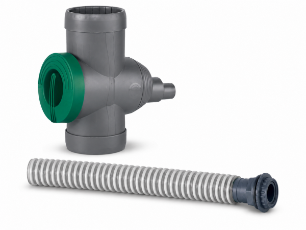 Filtr wody deszczowej INOX+ zestaw połączeniowy 32mm