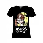 Damska koszulka - Miss Cheese roz. S