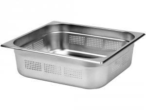 Pojemnik perforowany GN 2/3 100 mm YATO – stal nierdzewna, 8L
